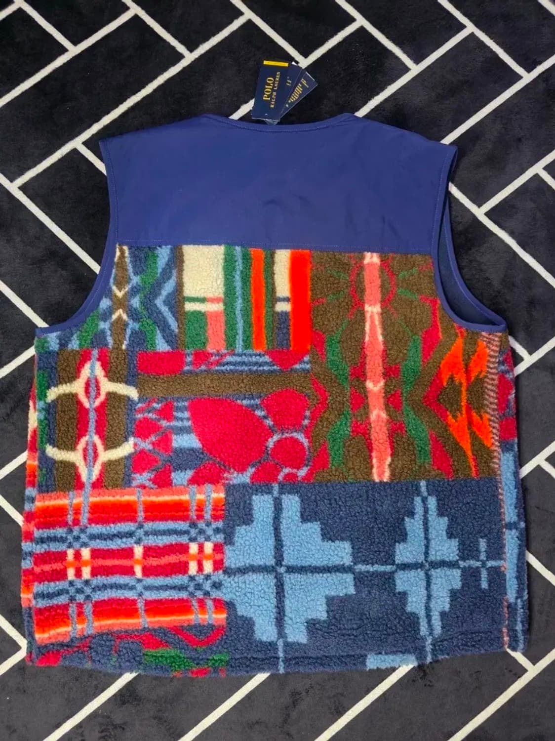 폴로 랄프로렌 아즈텍 플리스 베스트 M 상품이미지3