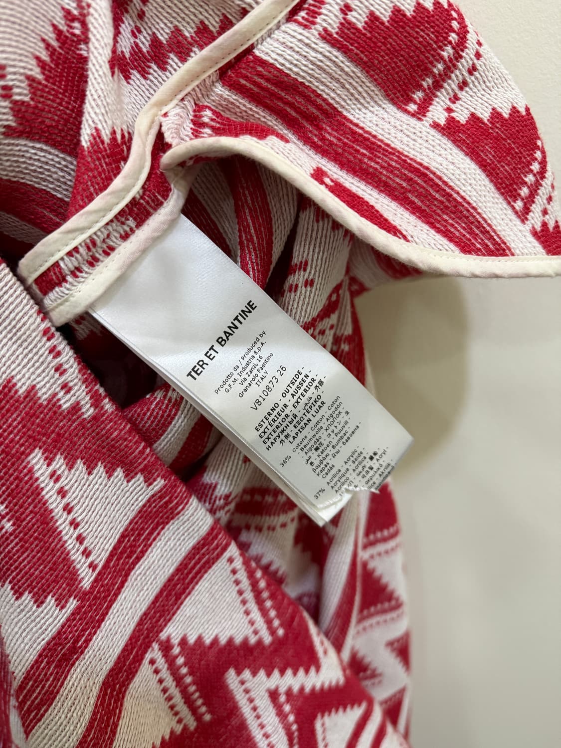 TER ET BANTINE 테레반티네 패턴 자켓 상품이미지5