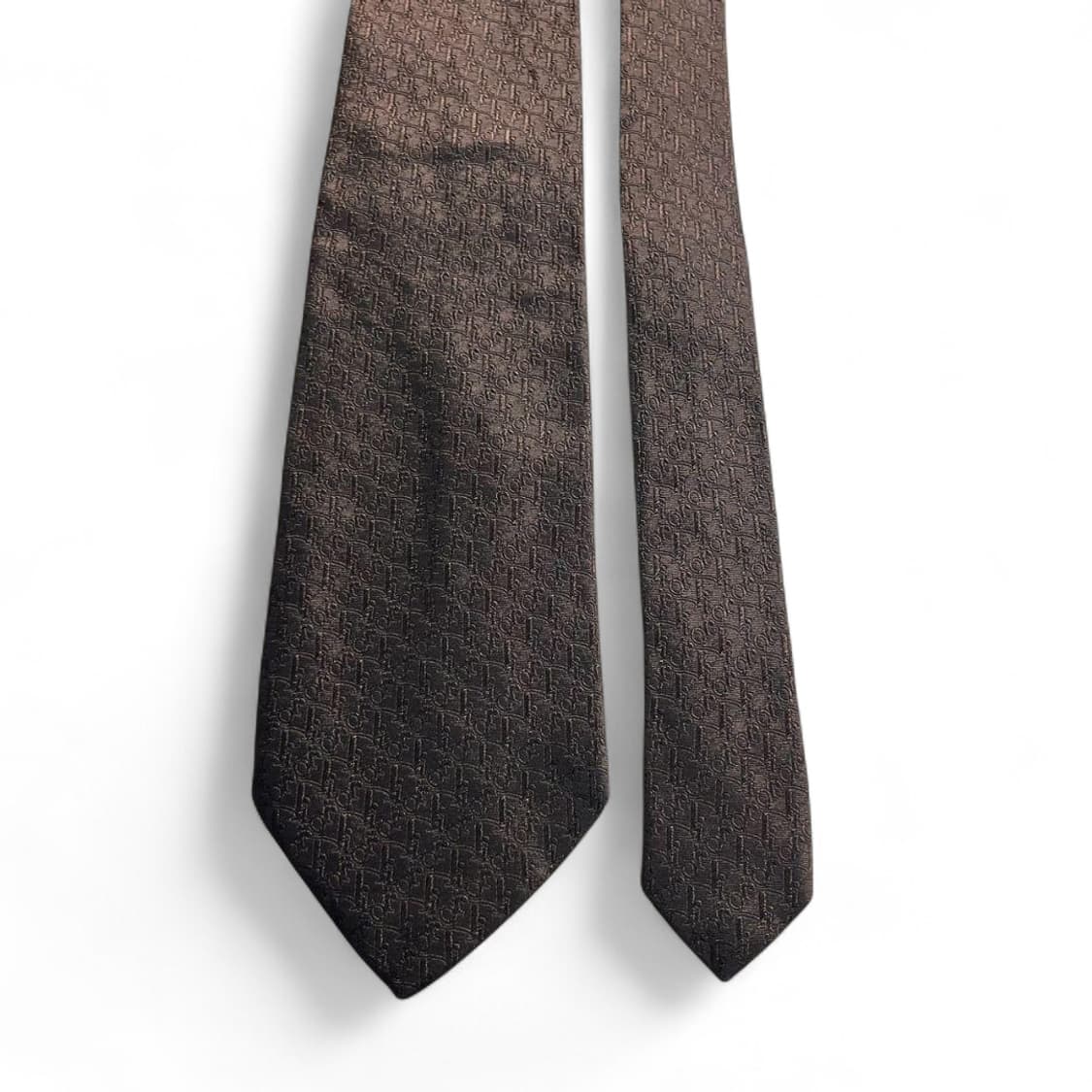 디올옴므 오블리크 자카드 패턴 실크 넥타이 상품이미지5
