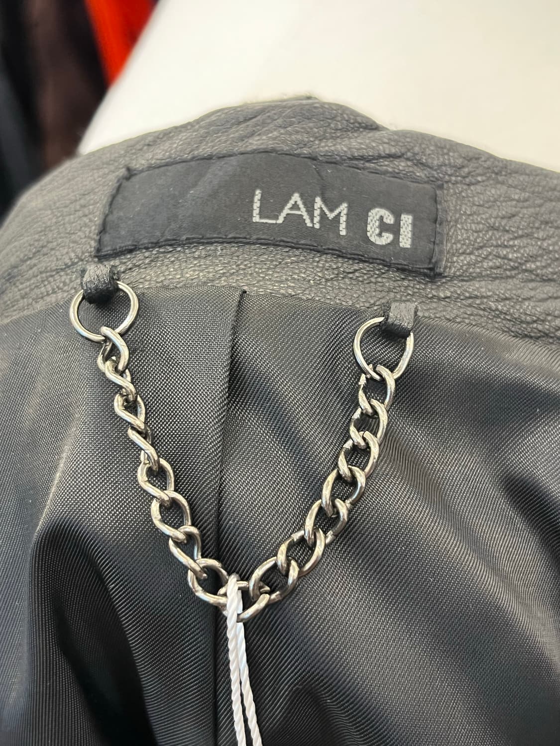 LAM CI 양가죽 레더 라이더 자켓 상품이미지7