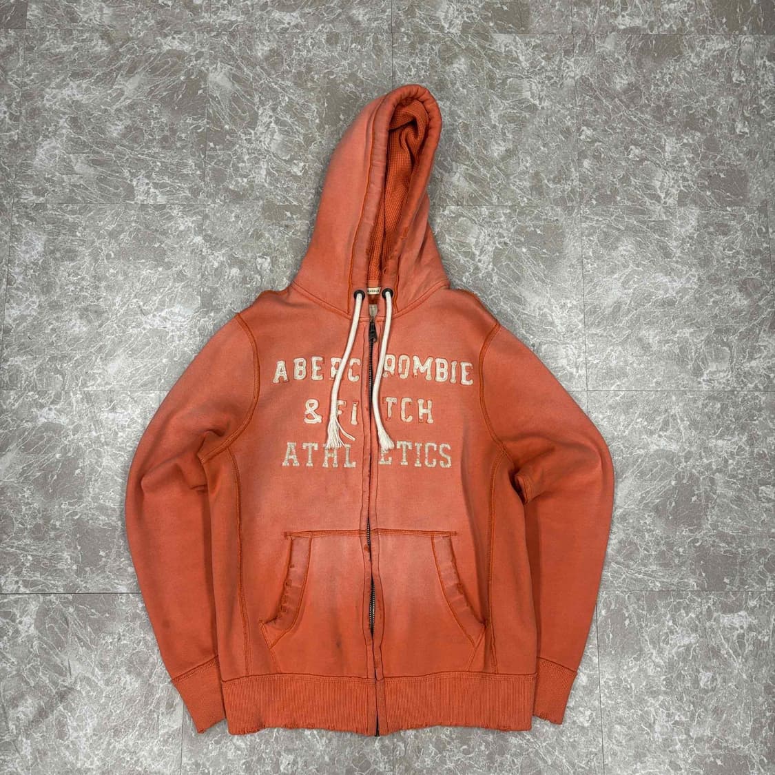 아베크롬비 y2k 올드스쿨 스웻 후드집업 희귀져지(M) 상품이미지2