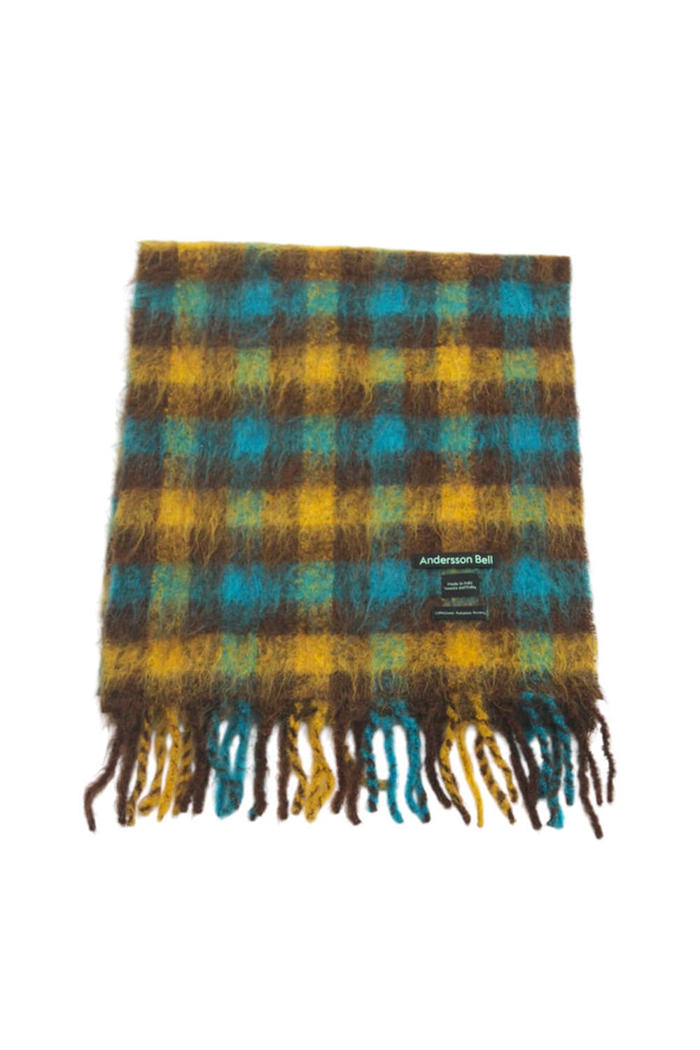 앤더슨벨 베네토 체크 머플러  상품이미지4