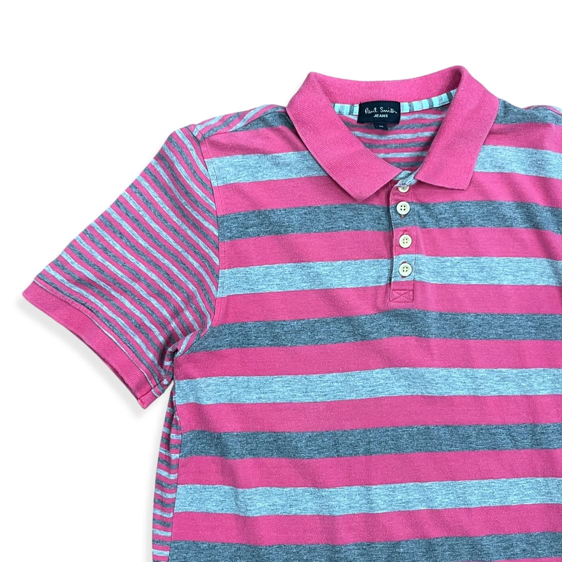 Paul Smith, Pink Stripe Collar Top 상품이미지4