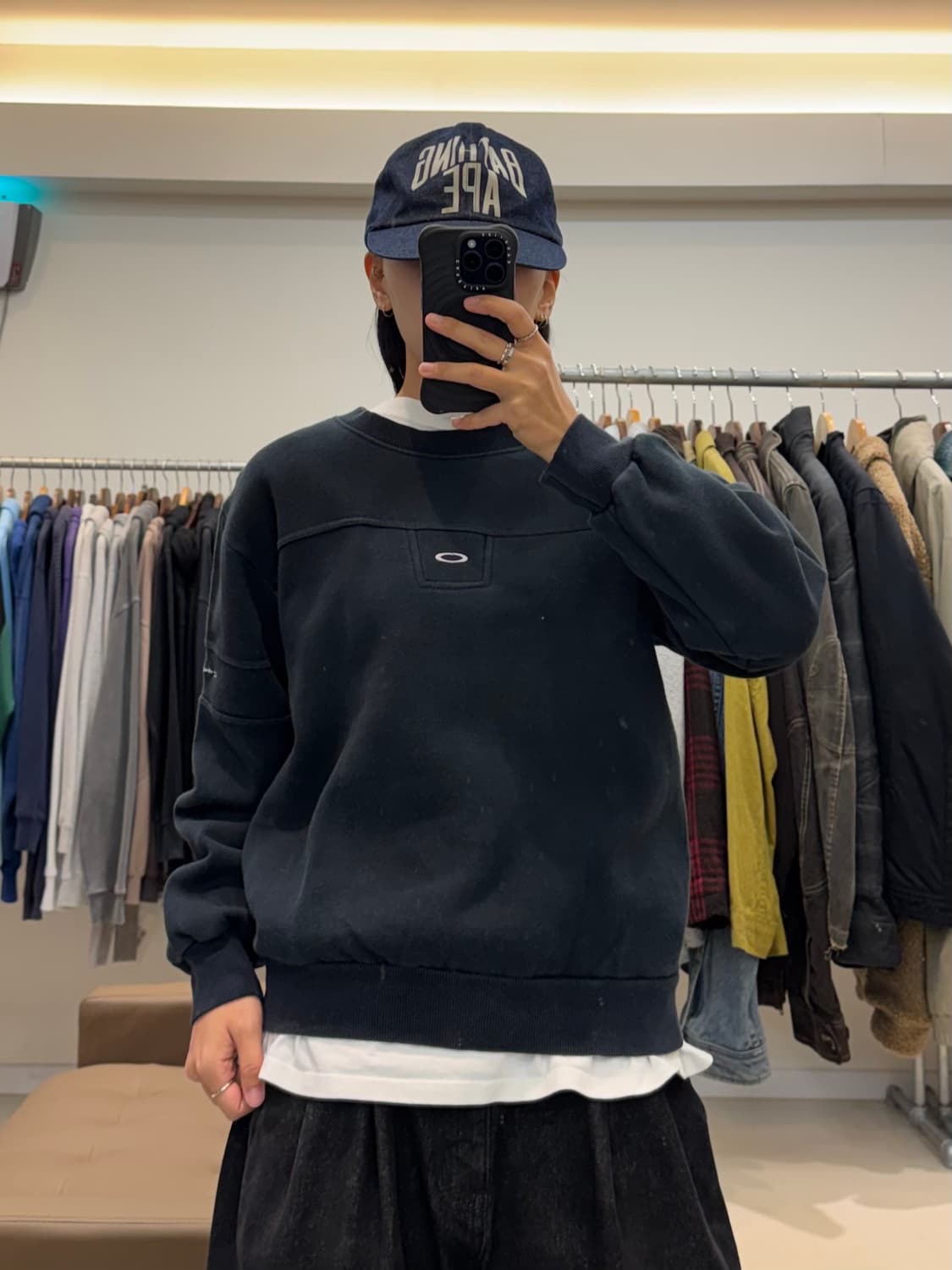 90s 오클리 자수로고 맨투맨 상품이미지5