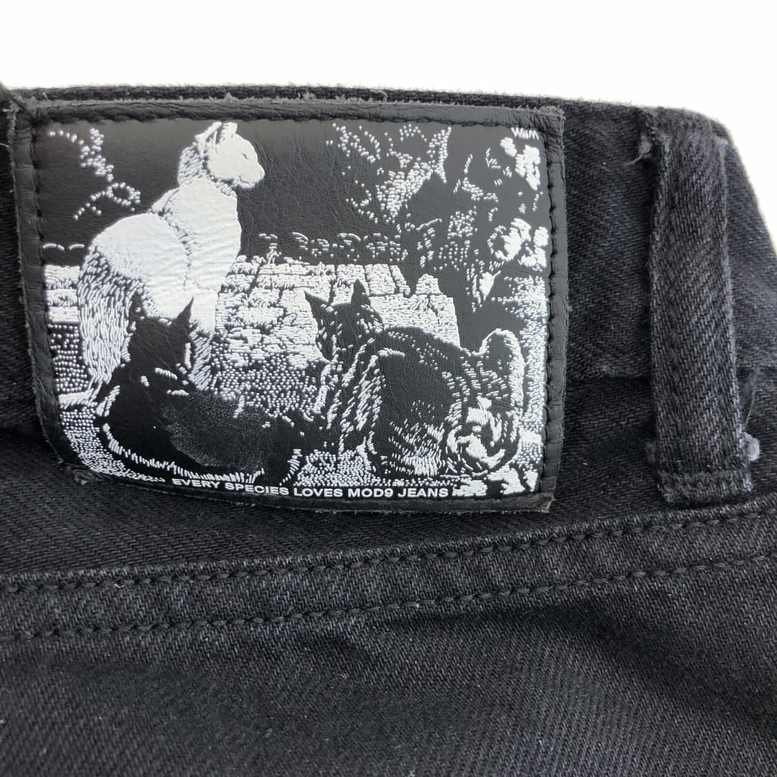 모드나인 MOD7w JPN 블랙 데님진 33 인치 상품이미지3