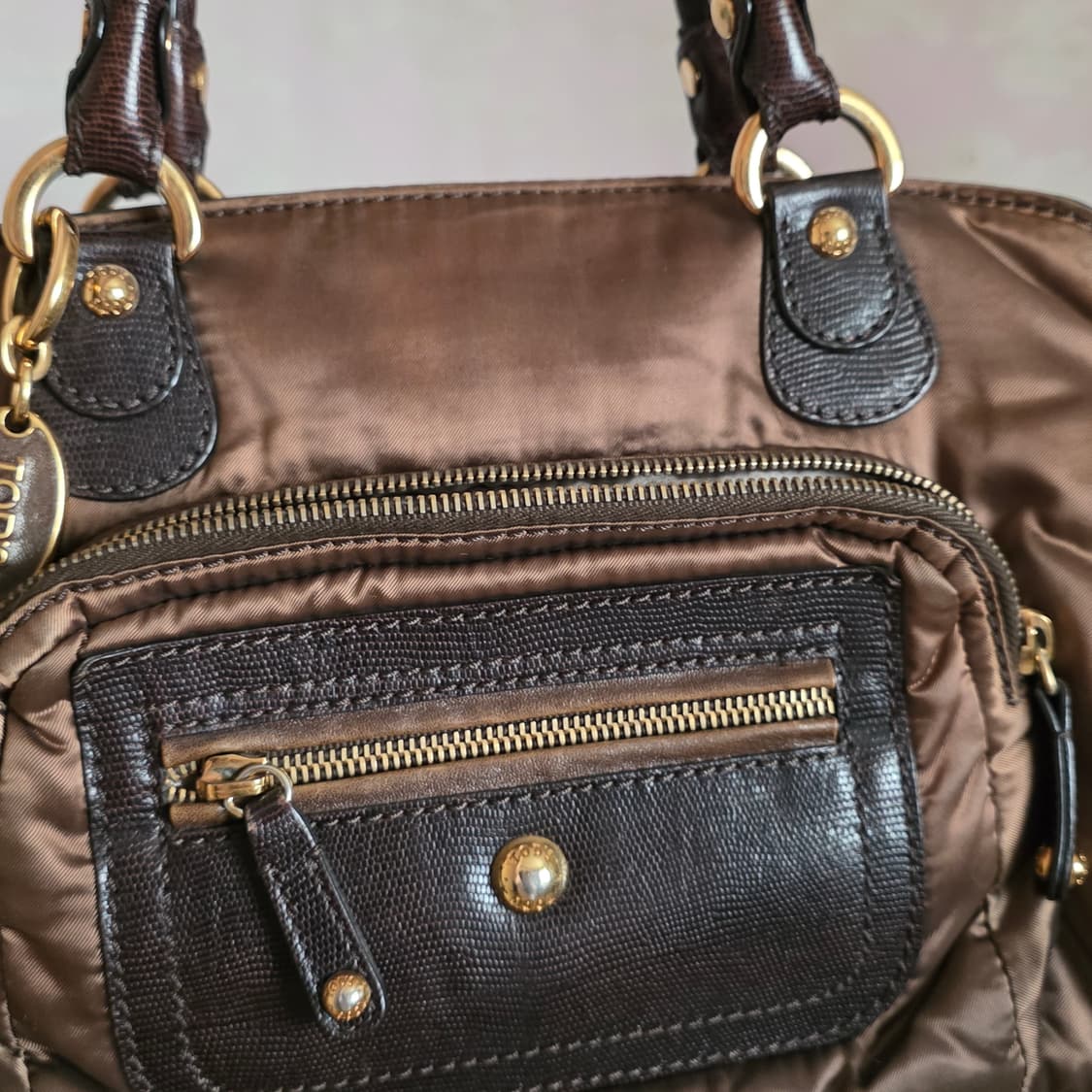 Tod's 토즈 y2k 오네 갸루 숄더백 브라운 게스 코치 st 상품이미지2