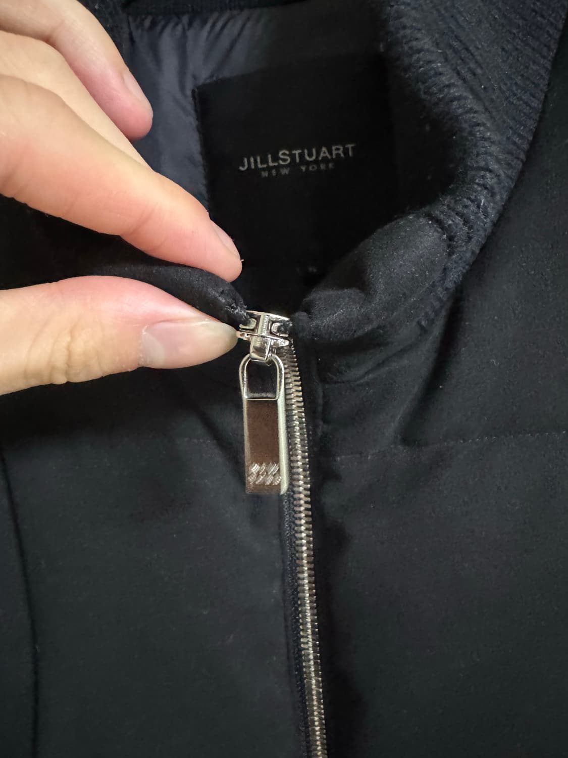 질스튜어트 벨벳 베스트 패딩 XL 상품이미지3