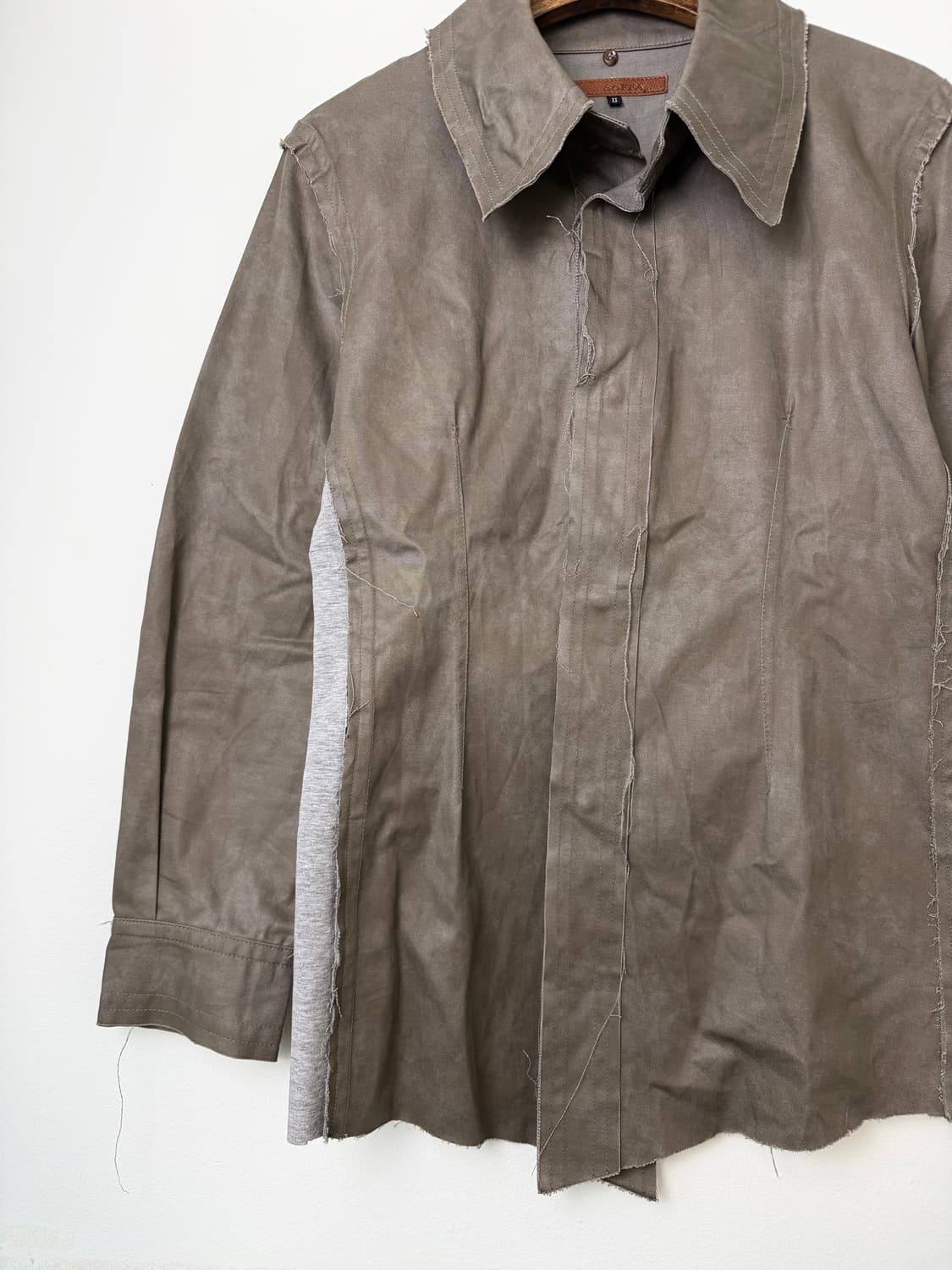 SOFFA 컷오프 코티드 셔츠 (MADE IN JAPAN) 상품이미지2