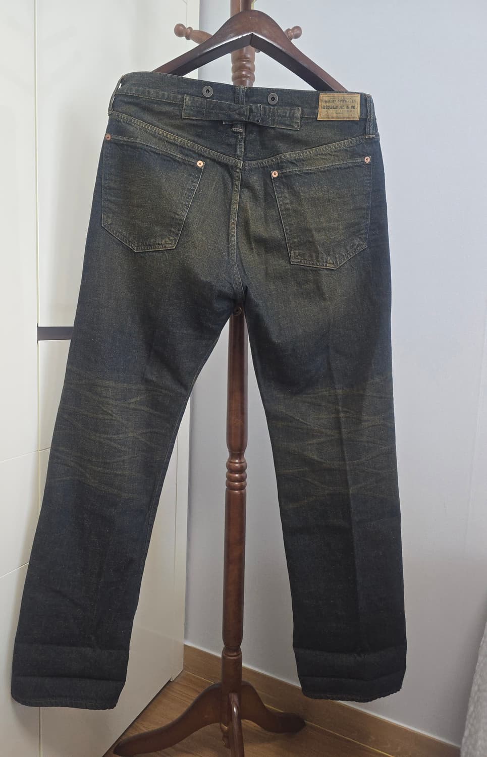 [RRL] 신치백 서스펜더 데님 34x32 (782612365001) 상품이미지2