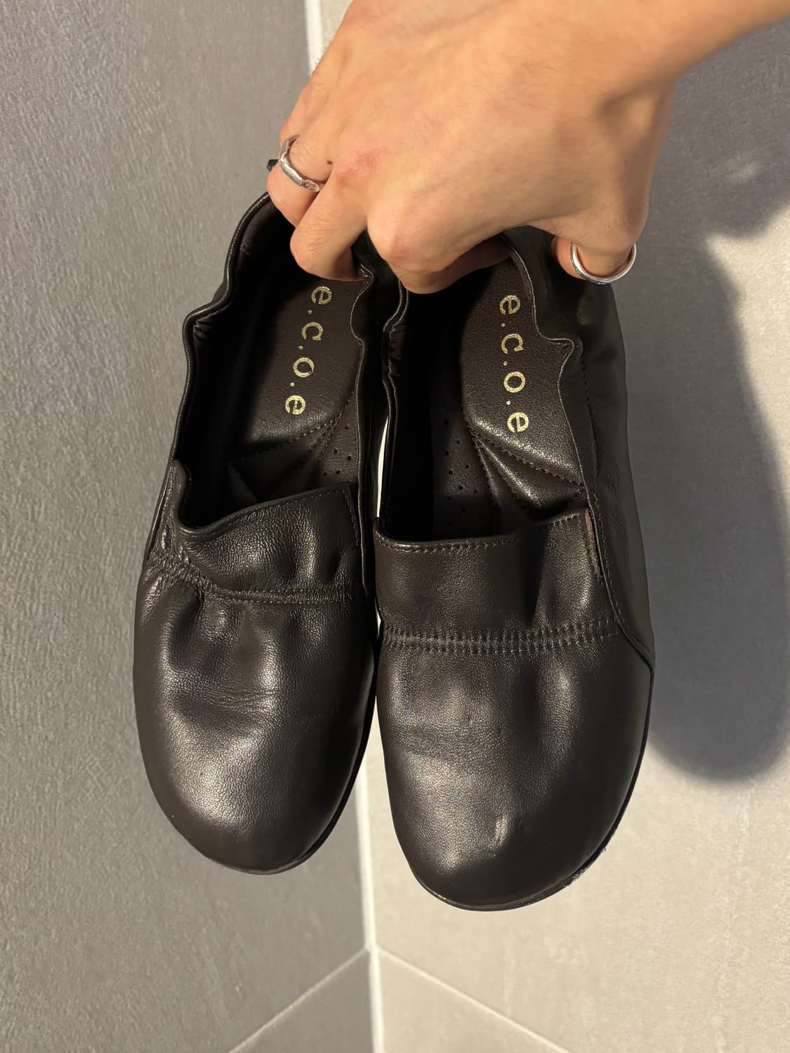 Ecoe 레더 플랫슈즈 상품이미지1