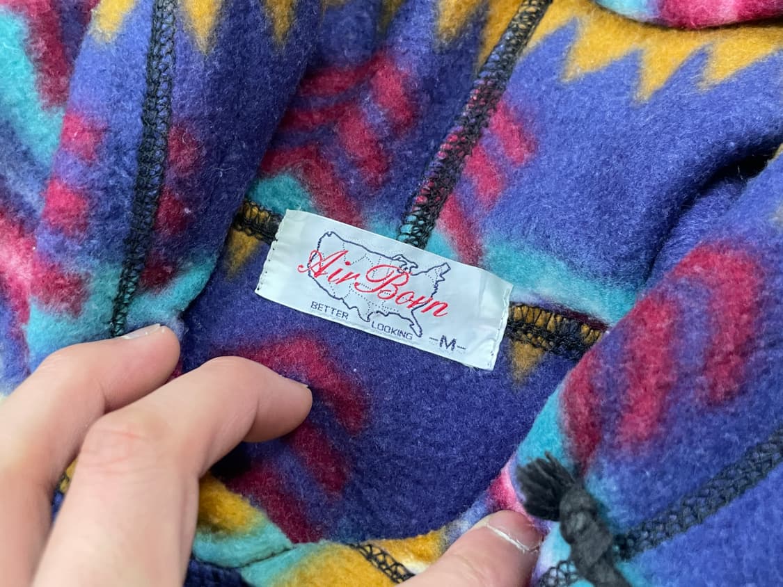 빈티지 에스닉 패턴 플리스 후디 J03590 상품이미지5