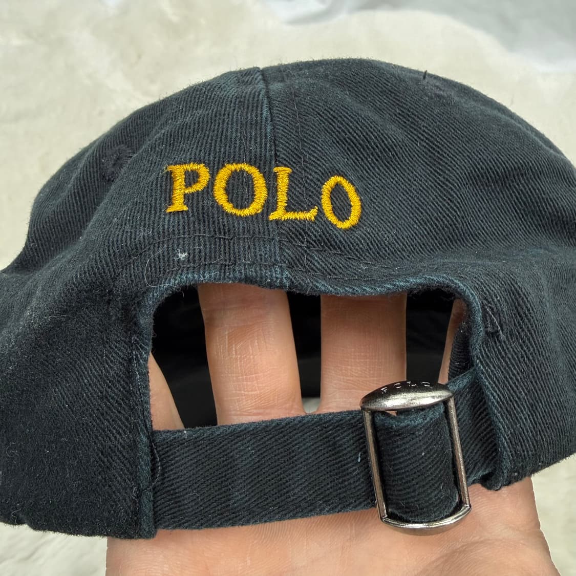 F) 폴로 랄프로렌 포니 볼캡 블랙 상품이미지3