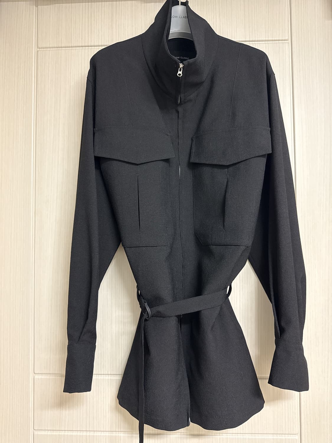 pocket zip up jacket - black 상품이미지1