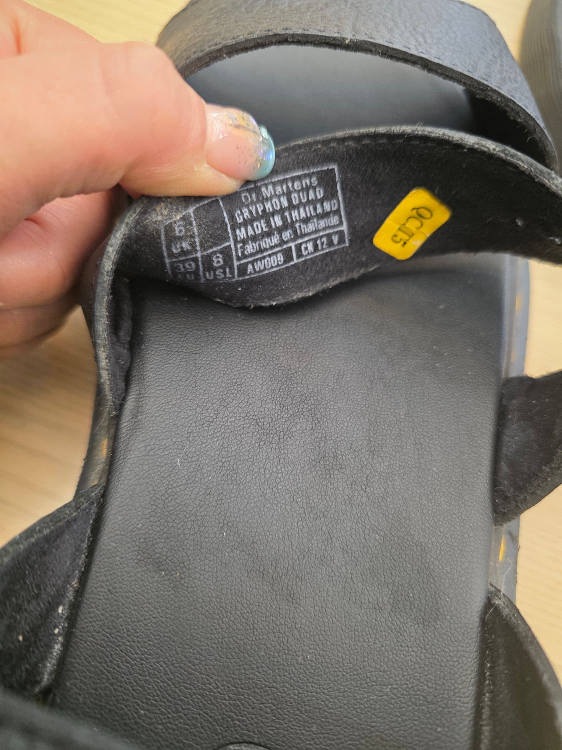 닥터마틴 그리폰쿼드 스트랩 샌들 UK6 상품이미지9