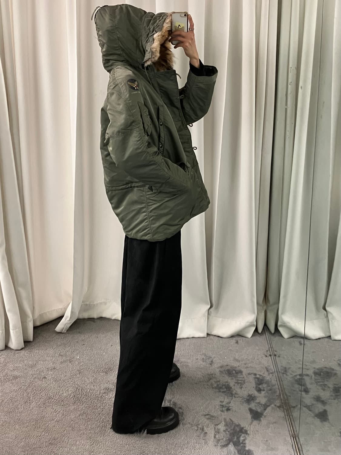 버즈 릭슨 N3B 밀리터리 야상 파카 S 상품이미지10