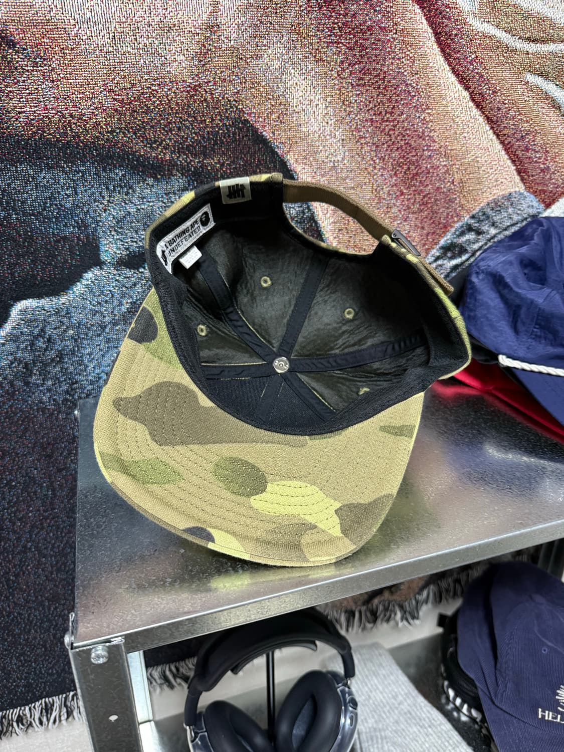 베이프 언디핏 카모 캡 모자 상품이미지3