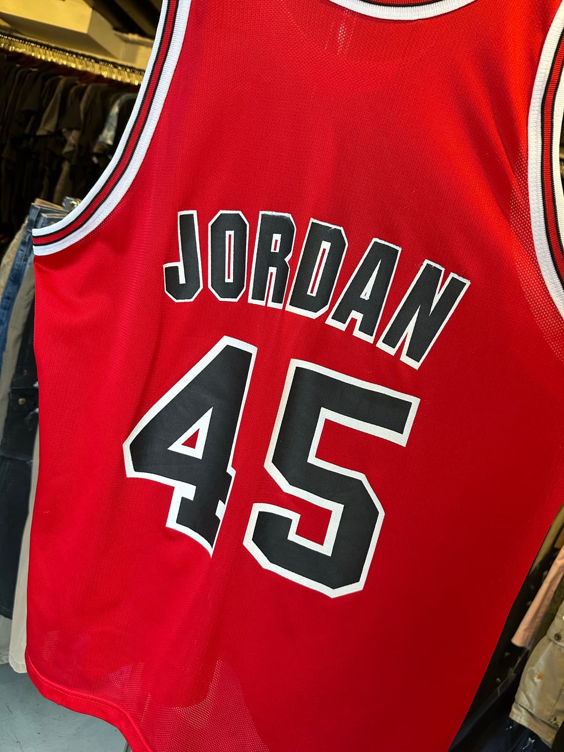 90s 챔피온 NBA 애슬레틱 마이클조던 메쉬 져지 상품이미지6
