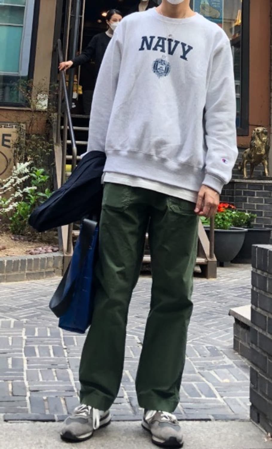 챔피온 맨투맨 애쉬컬러 상품이미지3