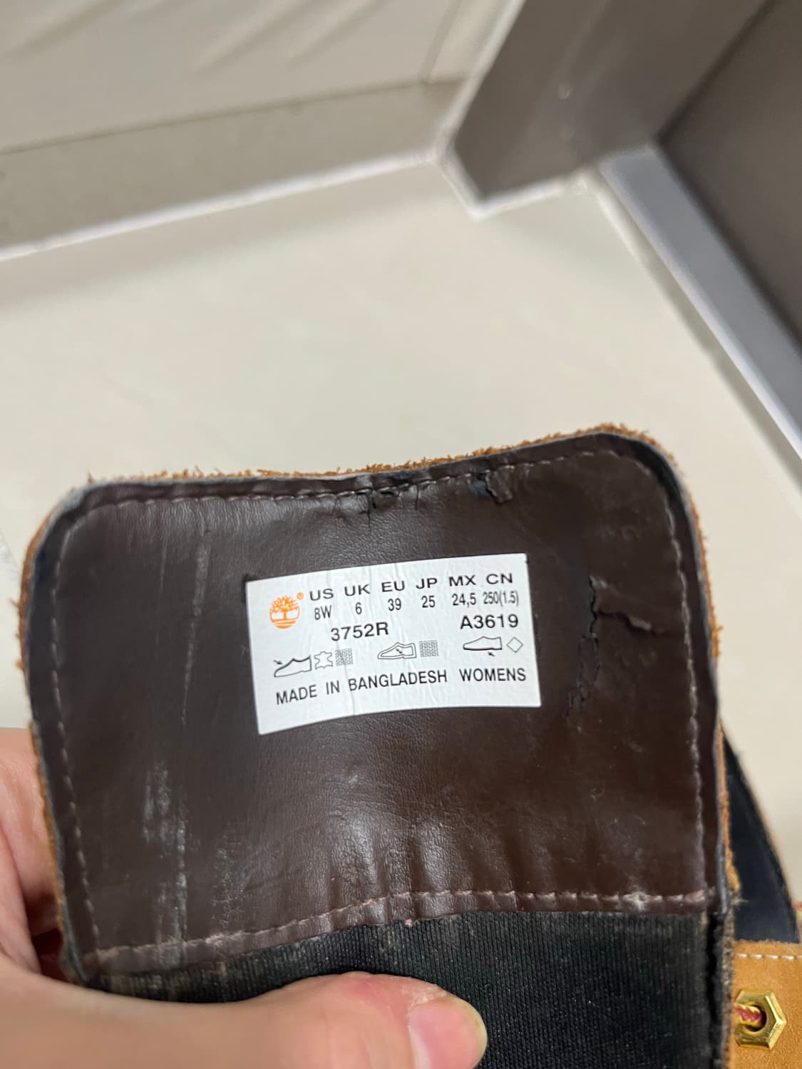 Timberland 워커 머스타드 250mm 상품이미지4