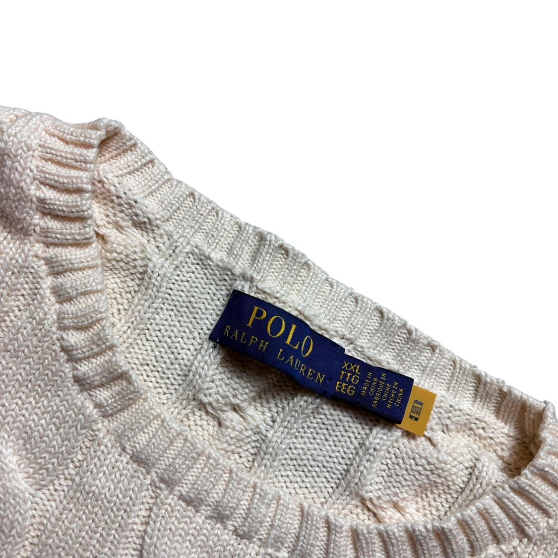 폴로 꽈배기 니트 상품이미지3