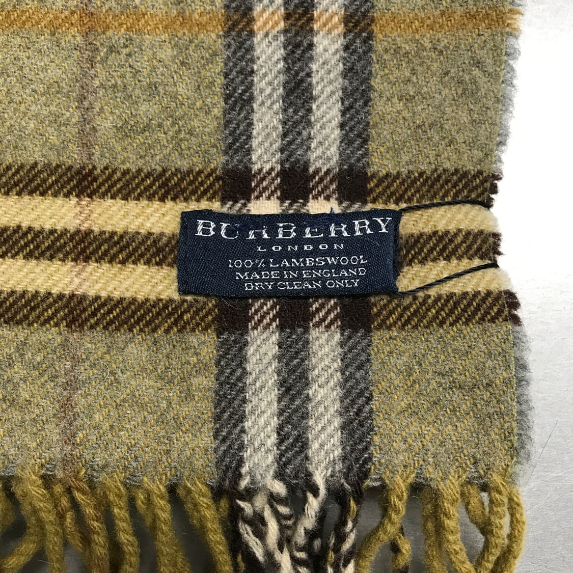버버리 정품 램스울 머플러 카키 상품이미지4