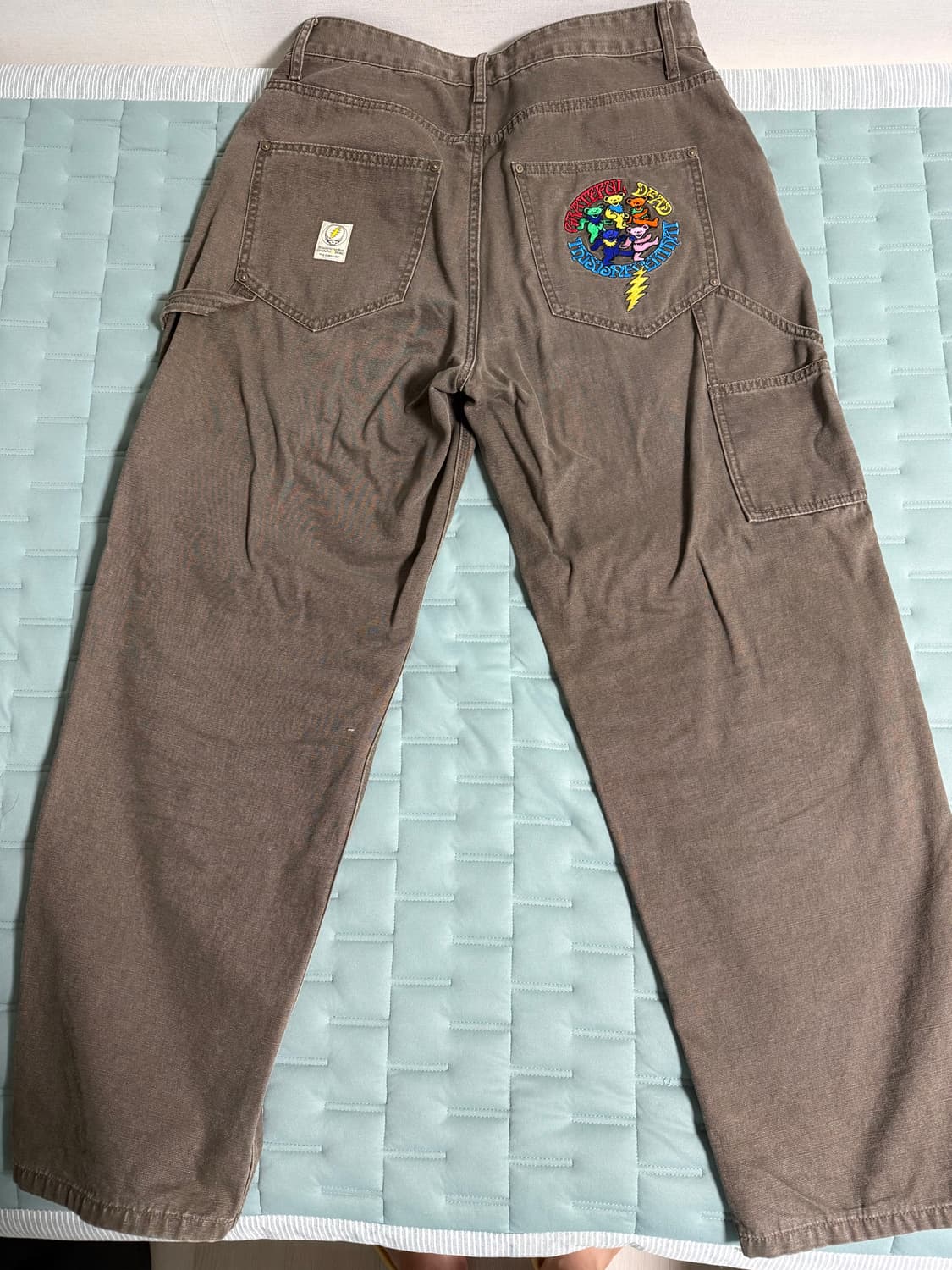 디스이즈네버댓 x 그레이트풀 데드 더블니 팬츠 XL 상품이미지2