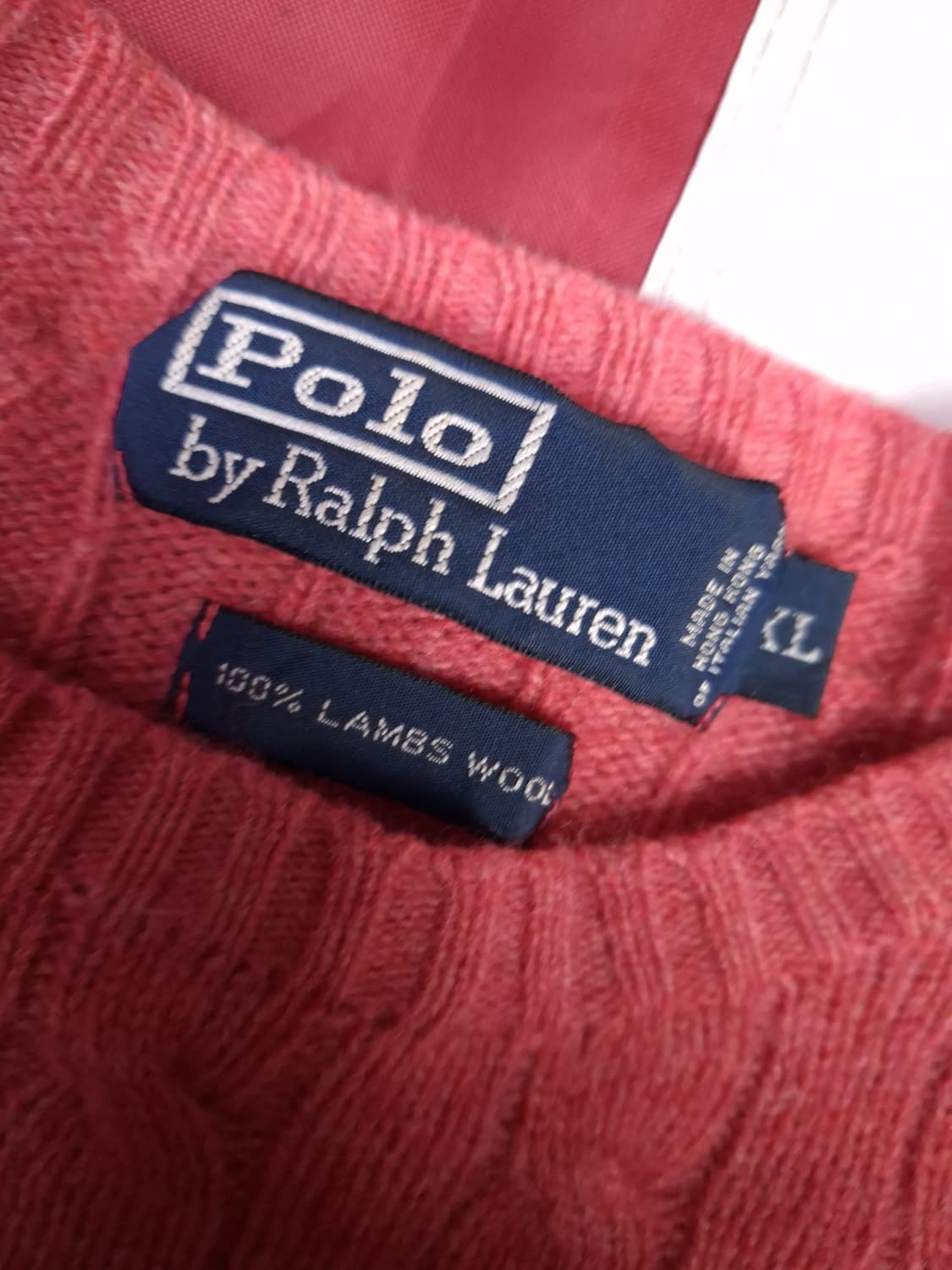 특A 오리지날 랄프로렌폴로 램스울 꽈배기 니트 상품이미지3
