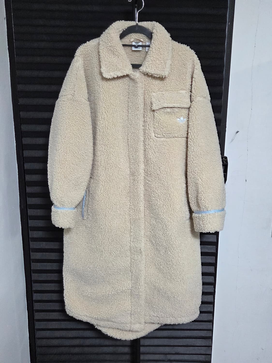 (정품) [아디다스] 쉐르파 플리스 롱자켓 판매합니다. 상품이미지1