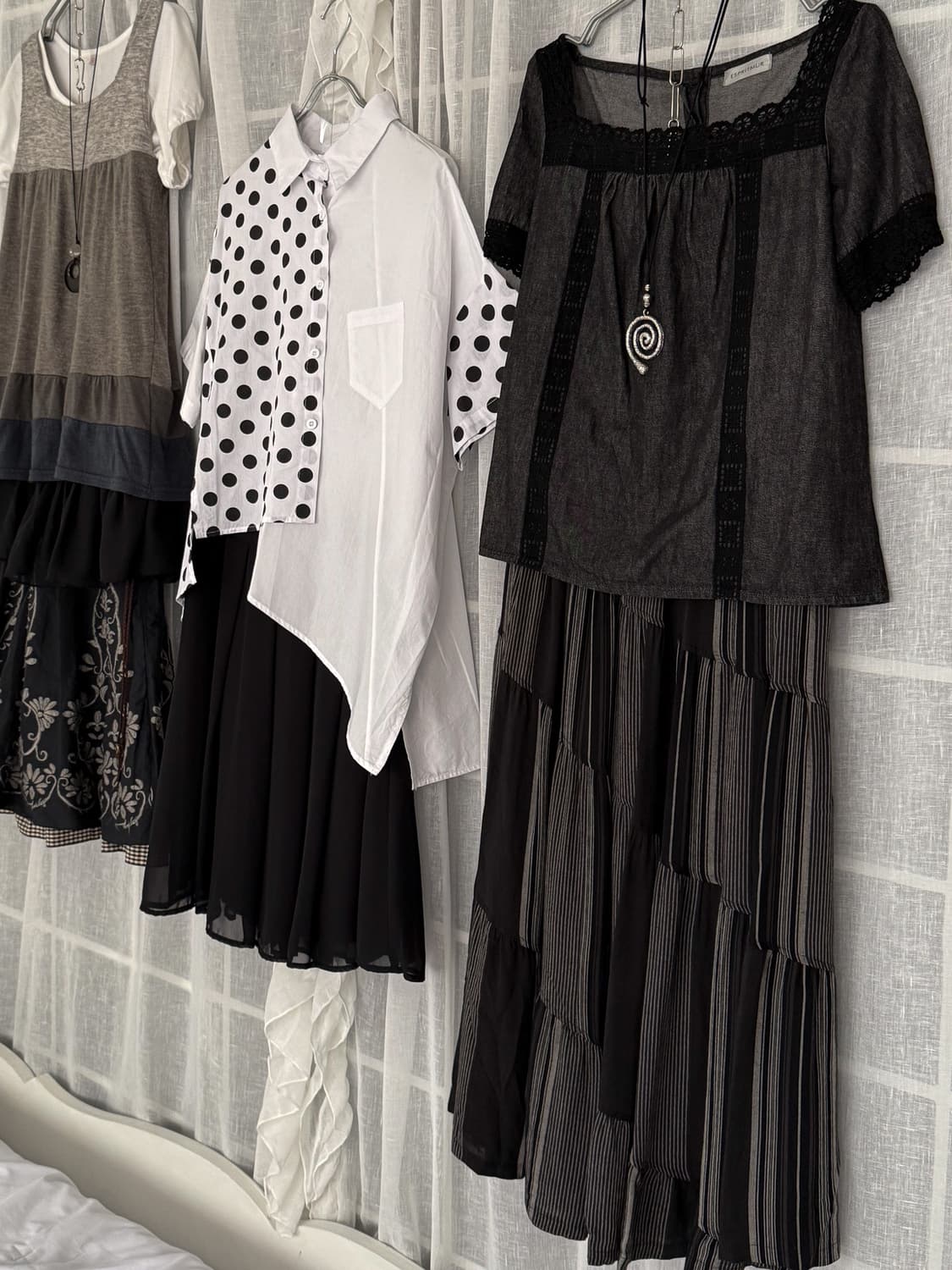 Lace Square Neck Blouse 0217 상품이미지2