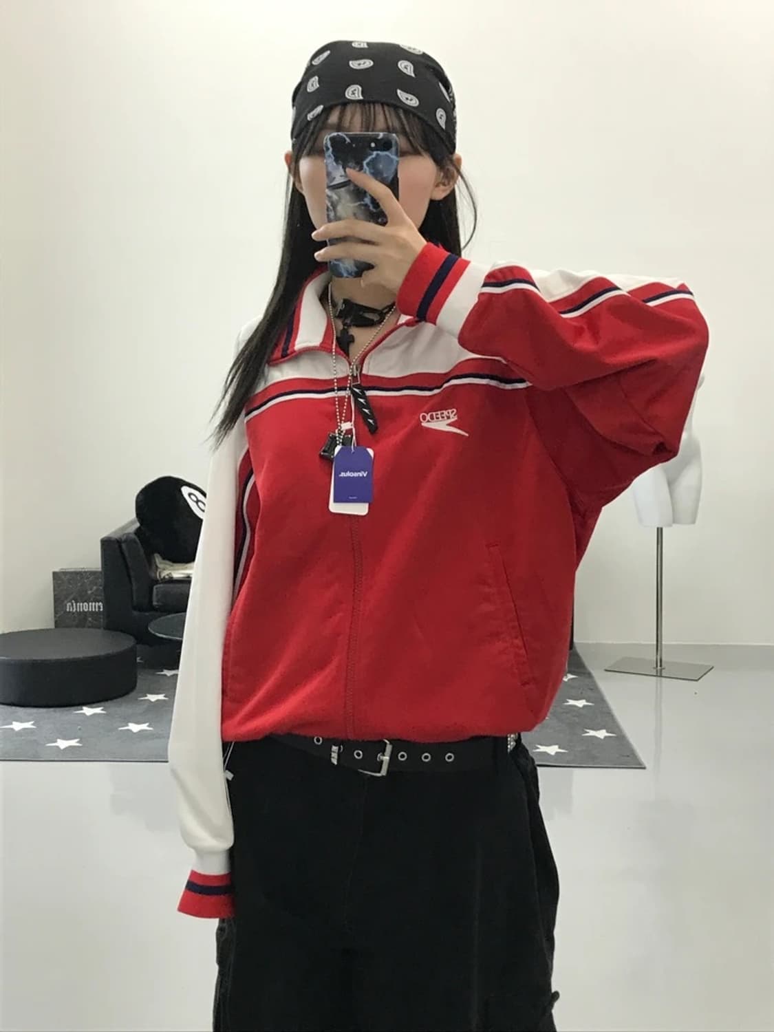 미즈노 화이트 레드 져지 상품이미지3