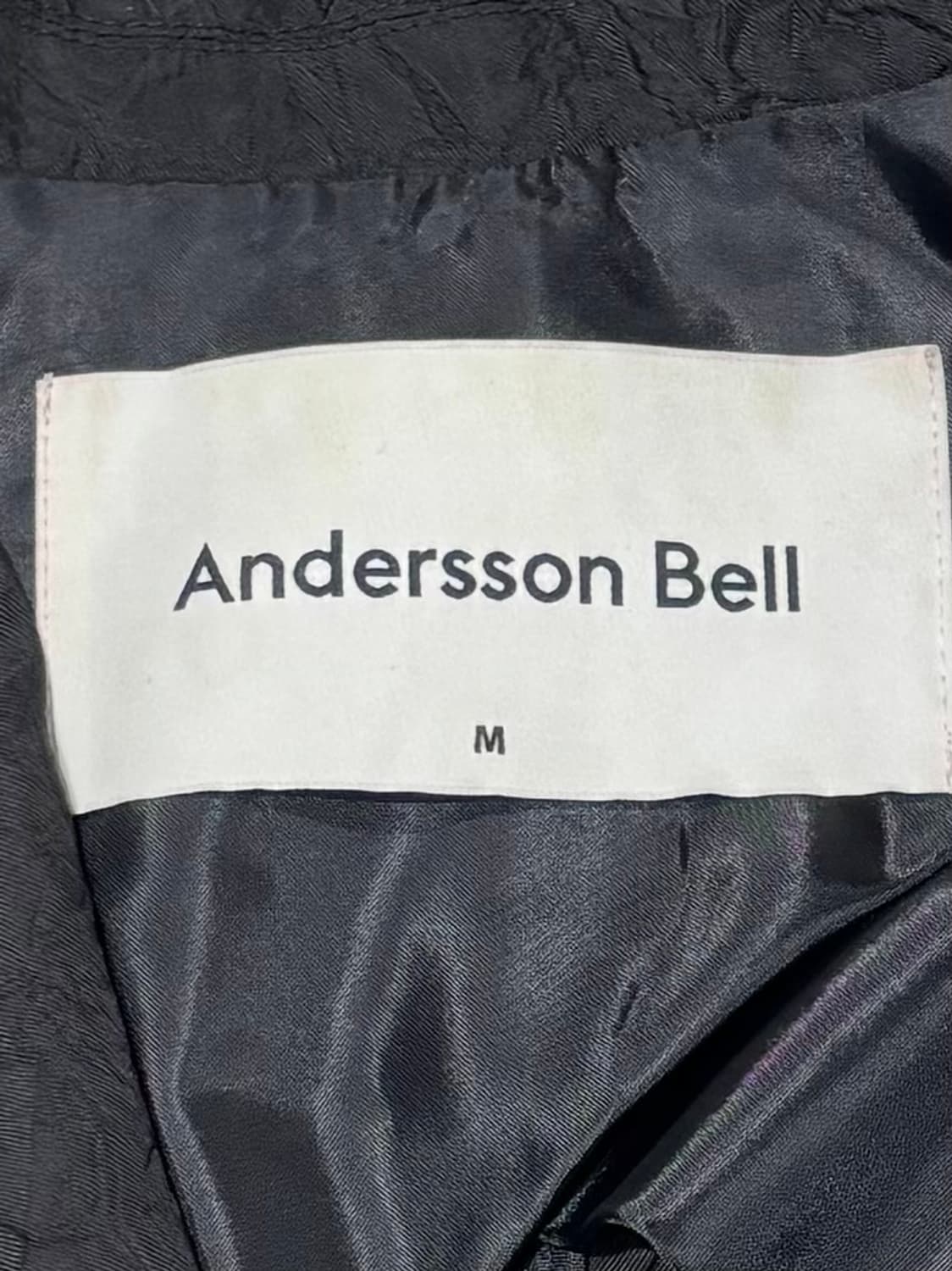 앤더슨벨 블랙 반팔 자켓 상품이미지6