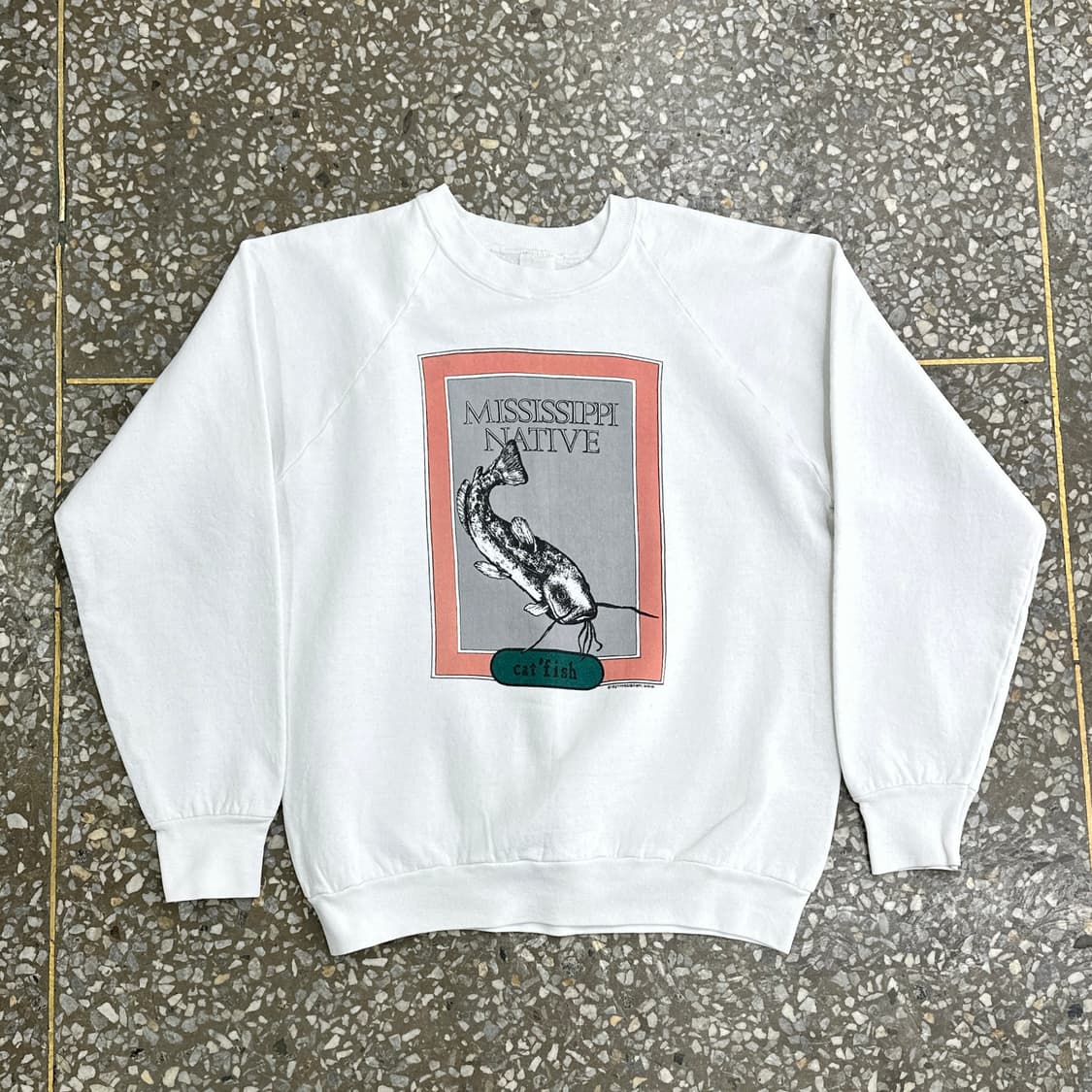 80s USA FOTL 메기 빈티지 스웻셔츠 M 상품이미지1