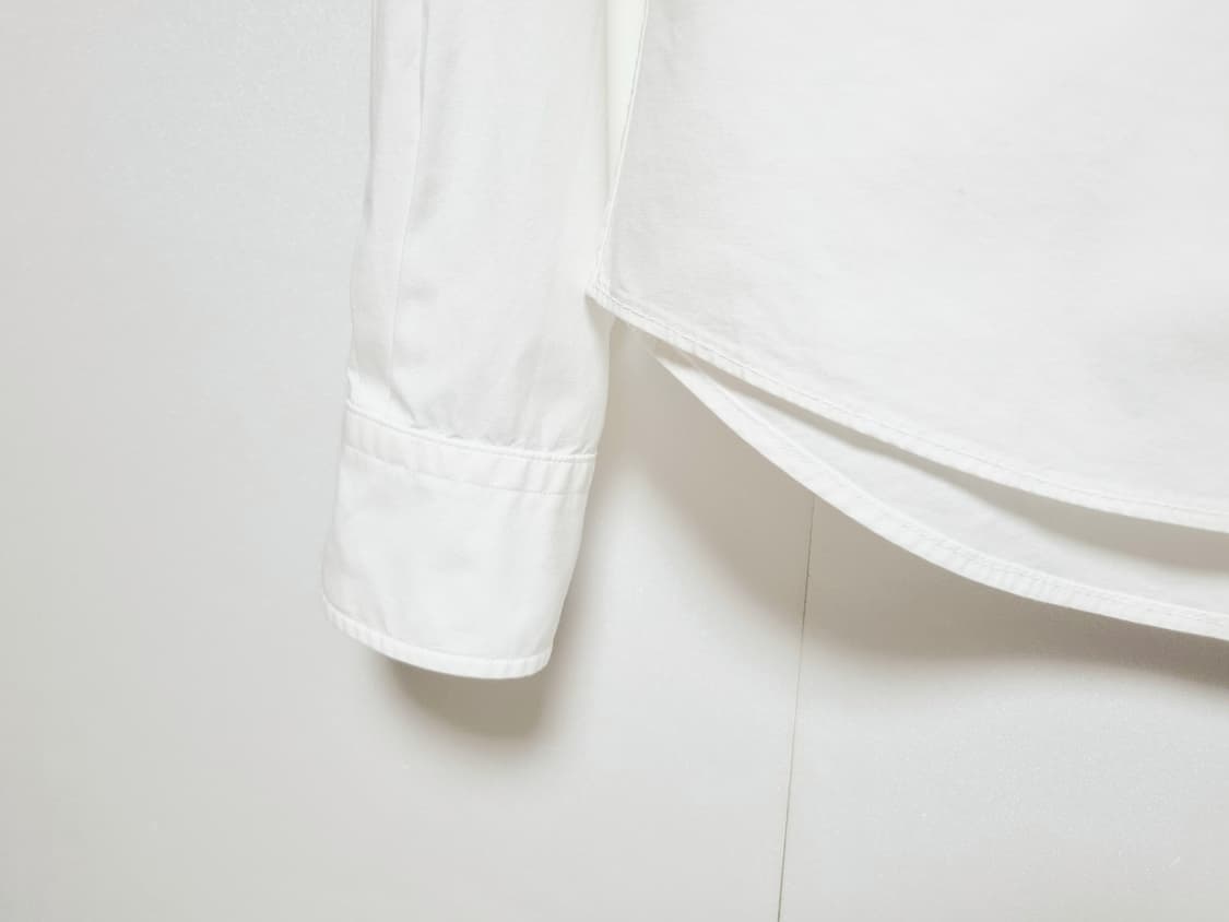 여성 QR인증 폴로 POLO 화이트 흰색 긴팔 셔츠 남방 상품이미지6