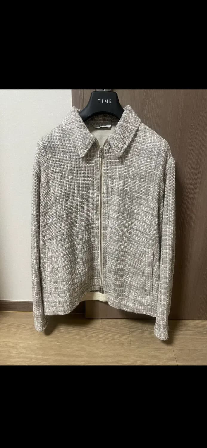 타임옴므 트위드 자켓 100사이즈 팔아요. 상품이미지1