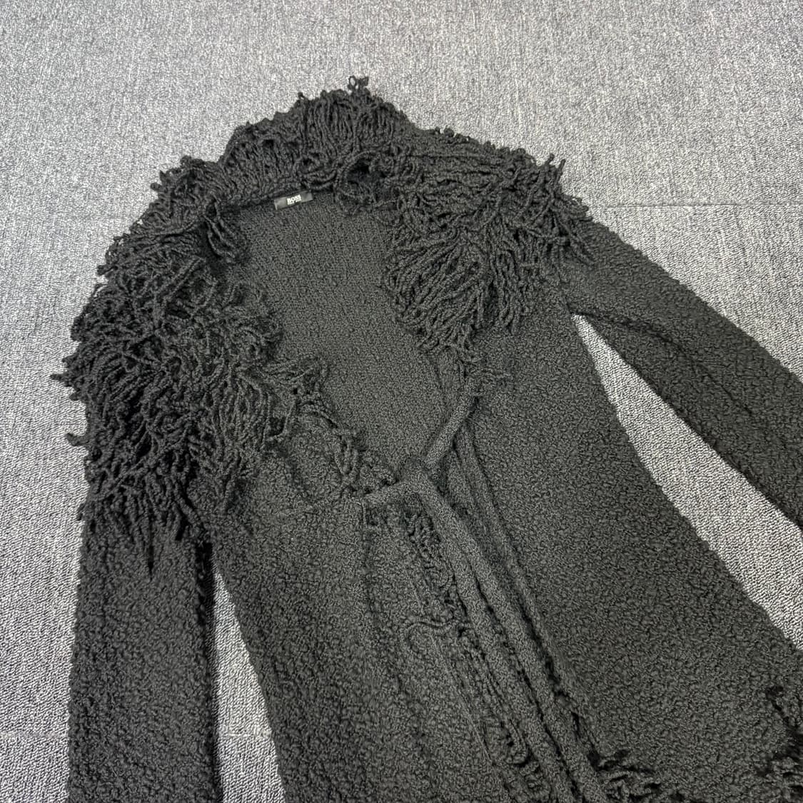 휴고 보스 프린지 디테일 가디건 상품이미지2