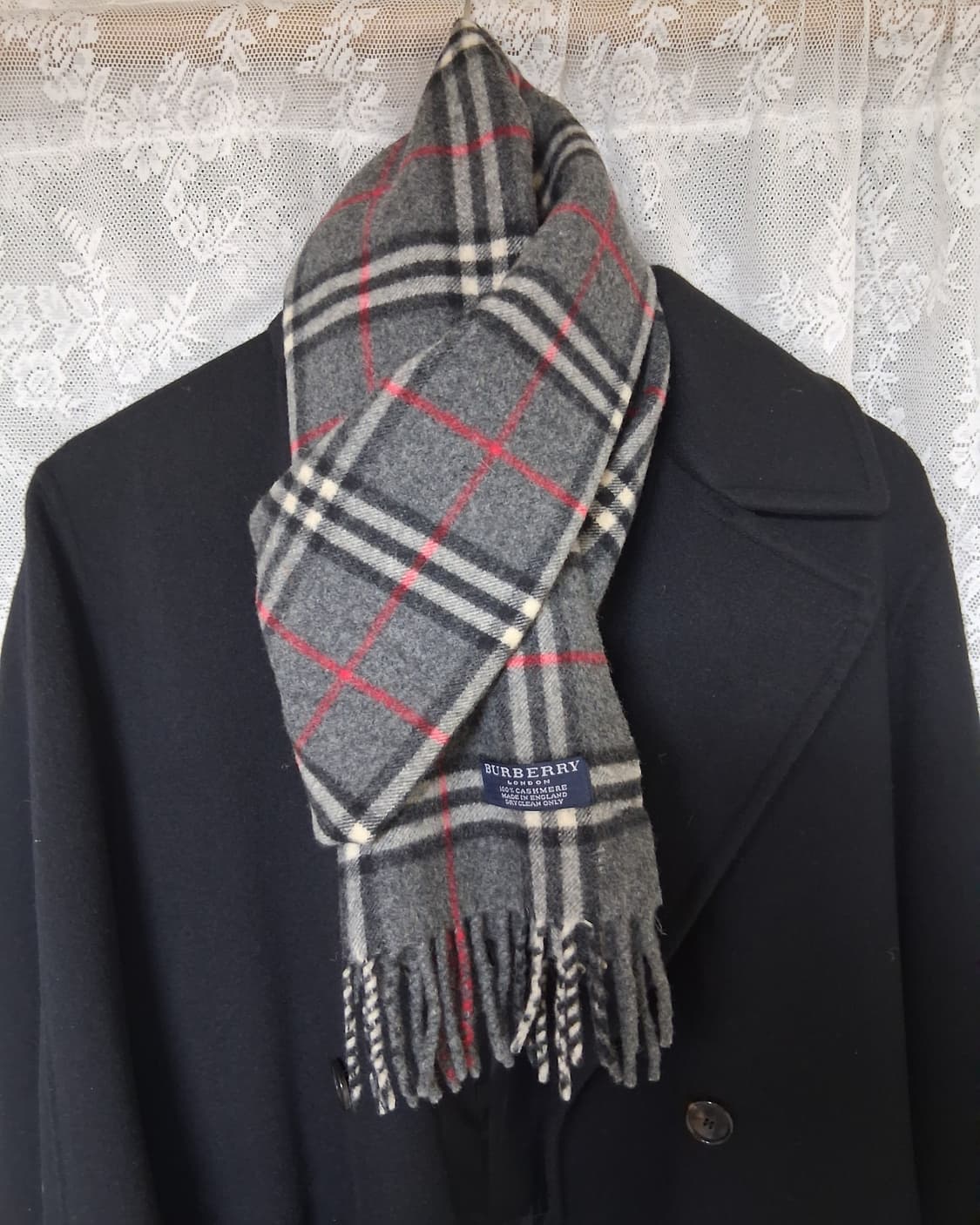 버버리캐시미어체크머플러 상품이미지2