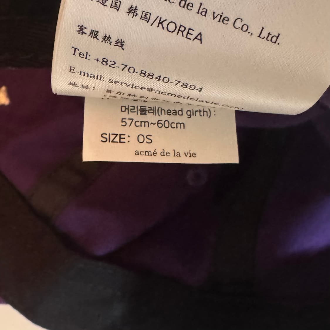 아크메드라비 로고 볼캡 상품이미지5