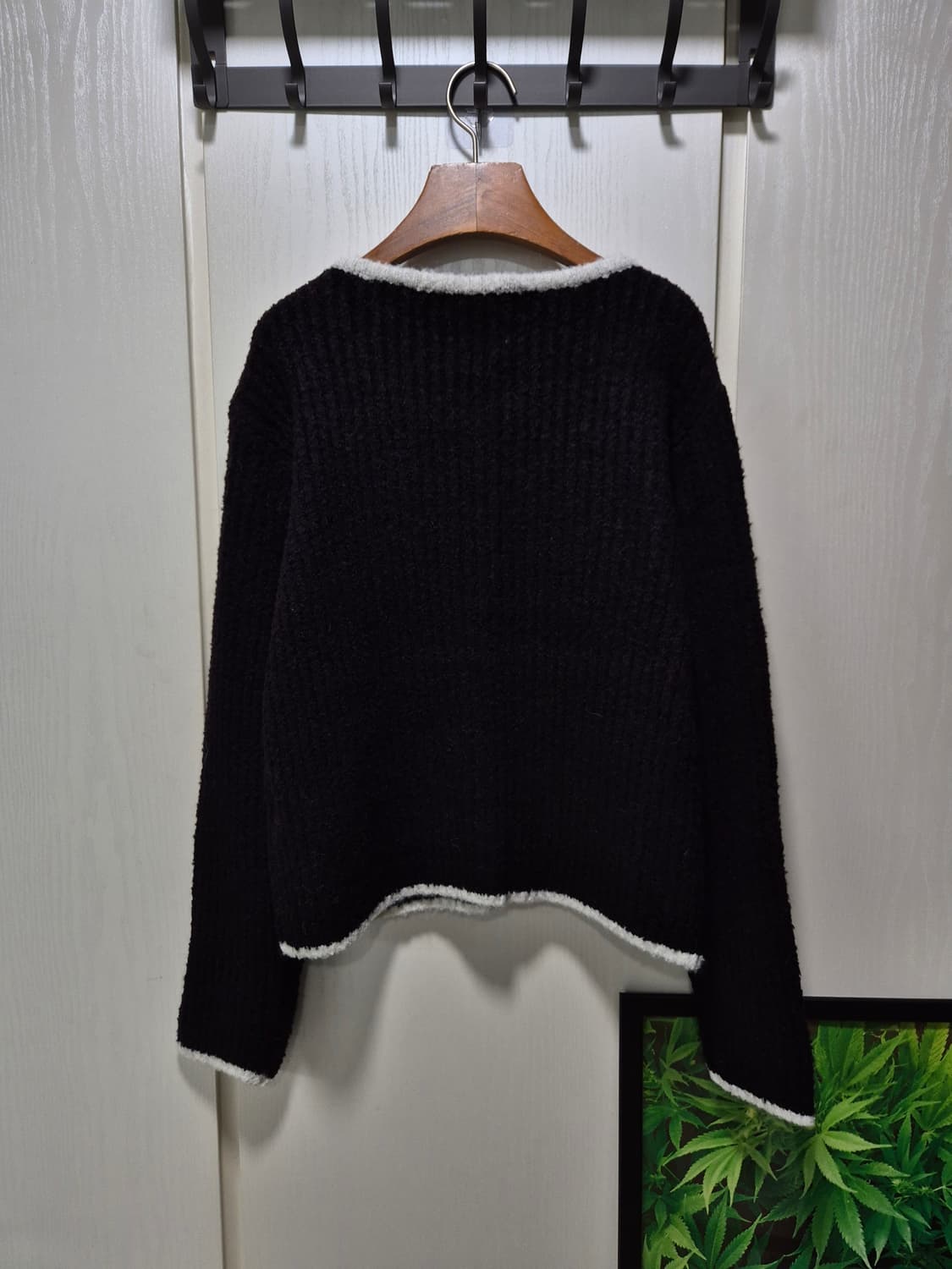 브래이시걸 블랙 트위드 가디건 상품이미지10