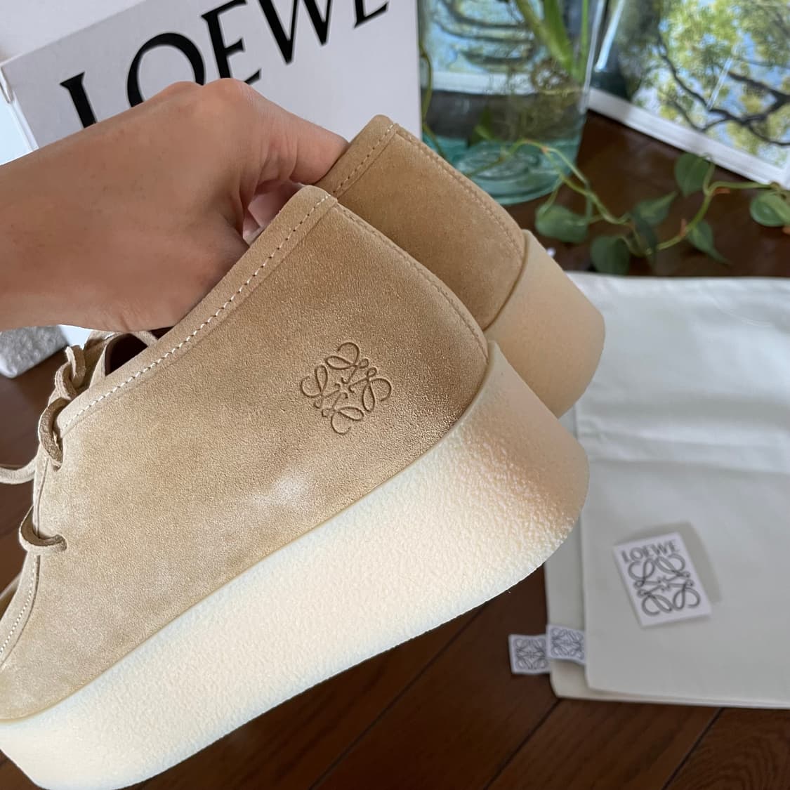 39사이즈 LOEWE 로에베 웨지 레이스업 [해외] 상품이미지5