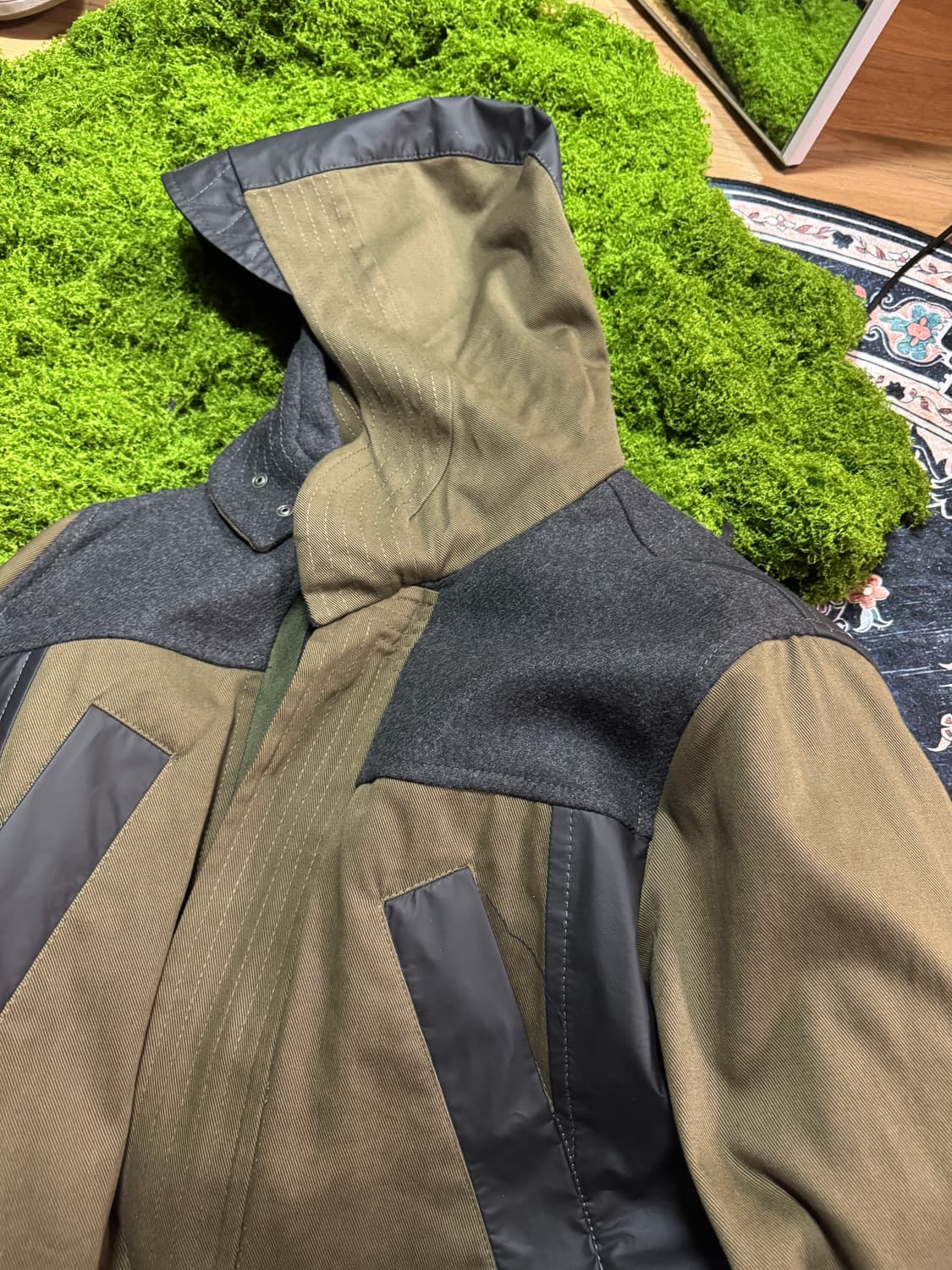 자라 울 믹스 피쉬테일 파카 상품이미지4