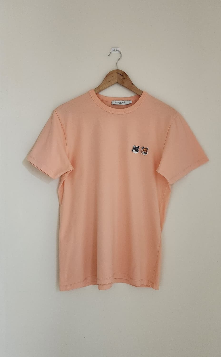 (상태최상)메종키츠네 더블 폭스헤드 반팔 티셔츠 공용(S) 상품이미지1