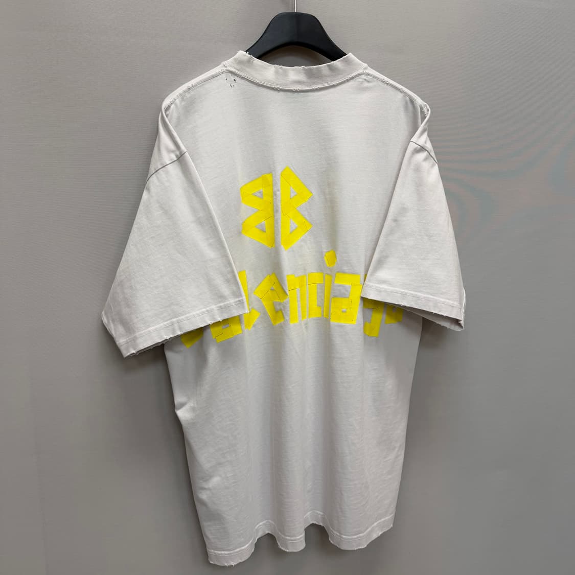 발렌시아가 테이핑 로고 빈티지 반팔티 ( 110 ) 상품이미지6