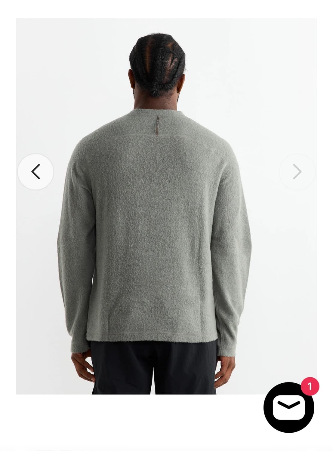 새티스파이 퍼즈메리노 롱슬리브 M satisfy fuzz merino 상품이미지10