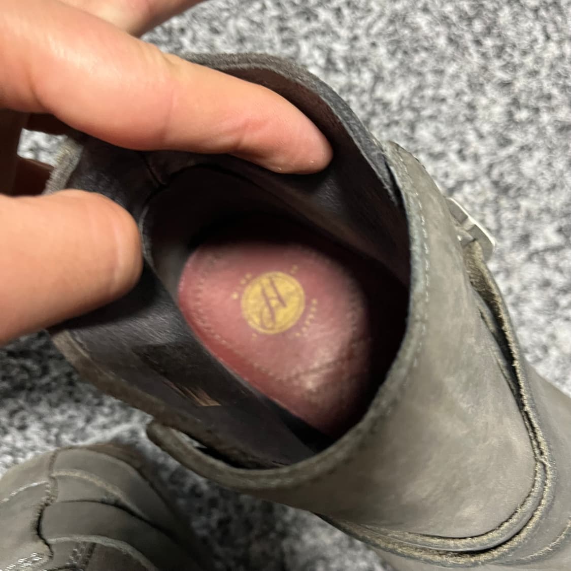 handcrafted 앵글 부츠 38  상품이미지4