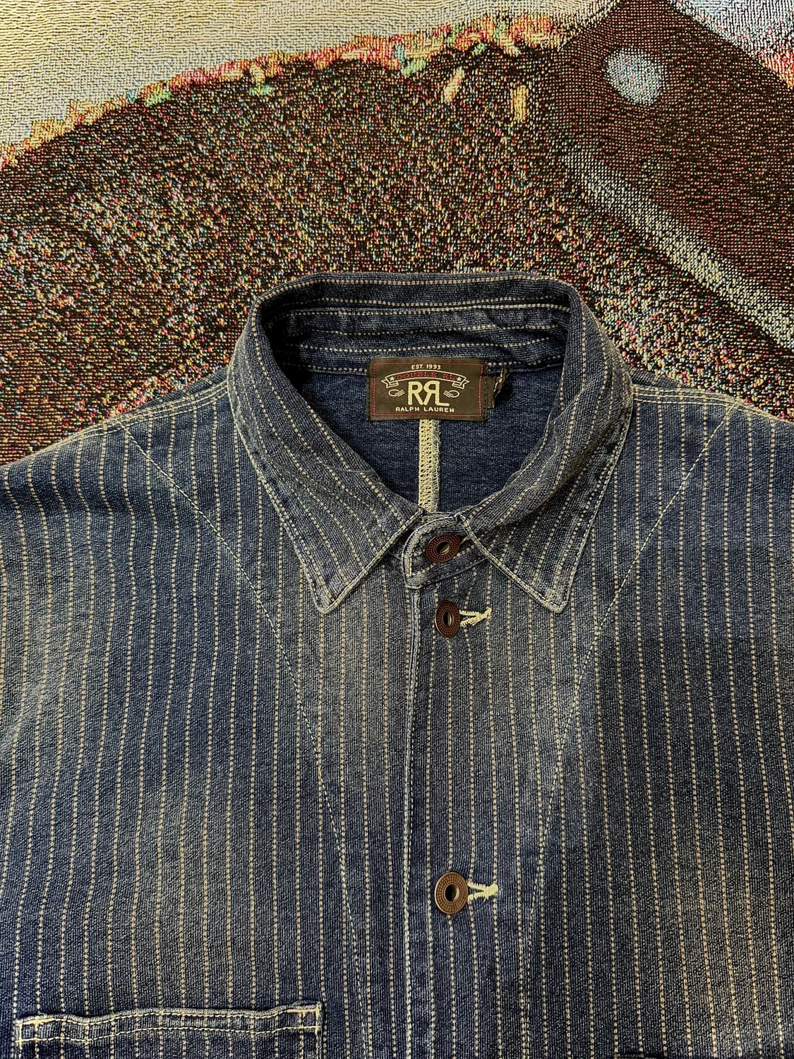 RRL 더블알엘 인디고 레일맨 데님 워크자켓 상품이미지2