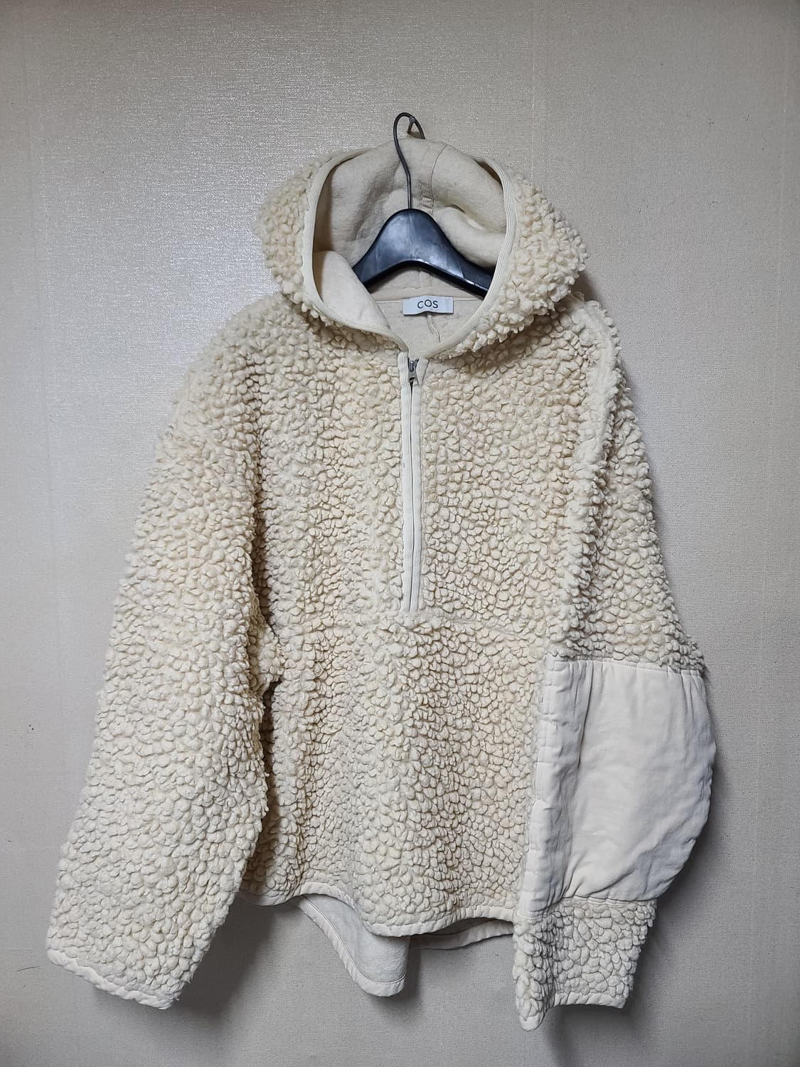 Cos 테디 하프짚 후디 상품이미지1