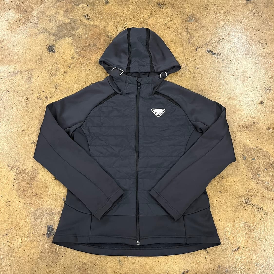 [정품/L] 다이나핏 블랙 후드 퀼팅 자켓 b8 상품이미지2