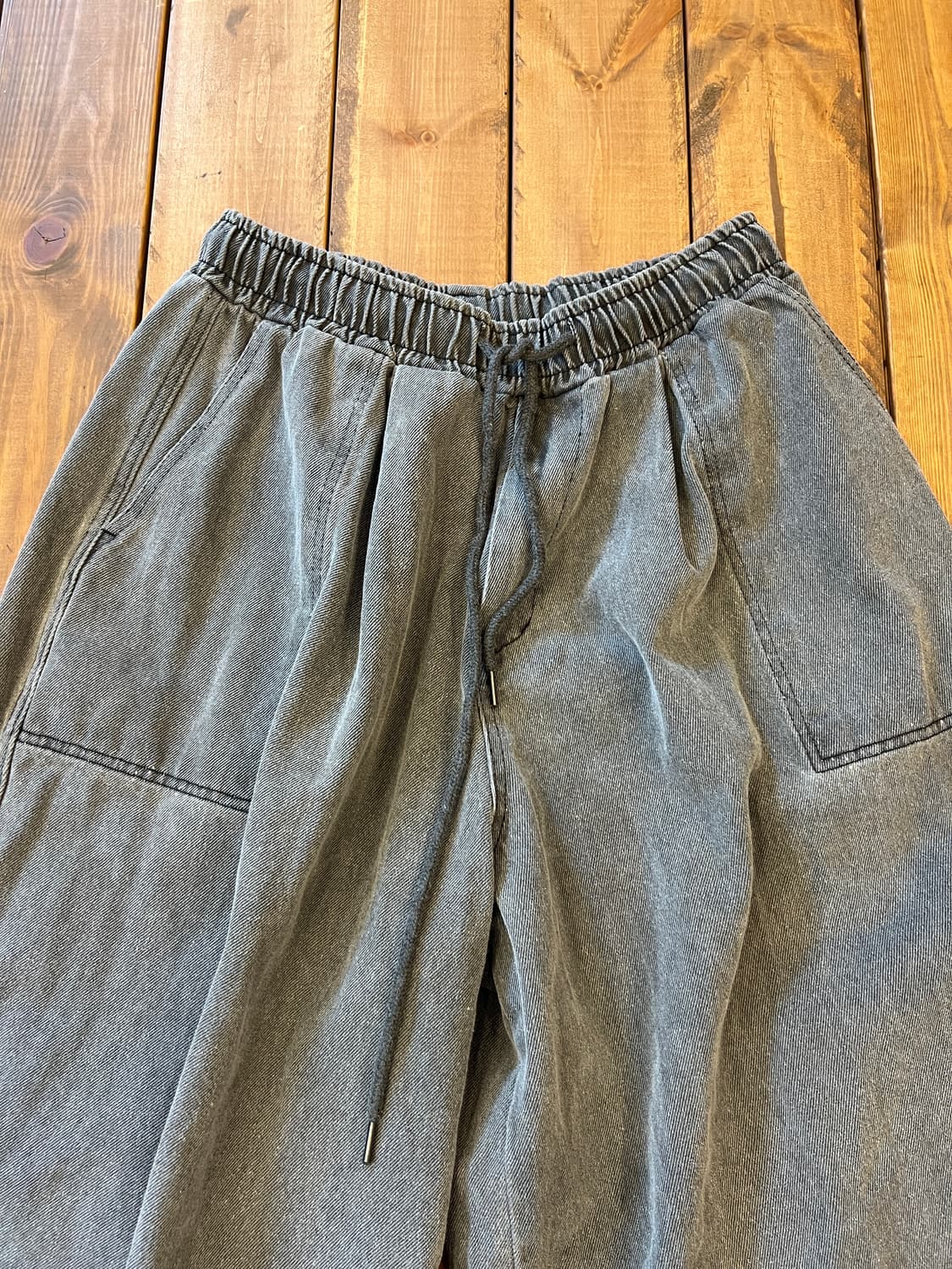 그레이 벌룬 데님 팬츠 상품이미지10