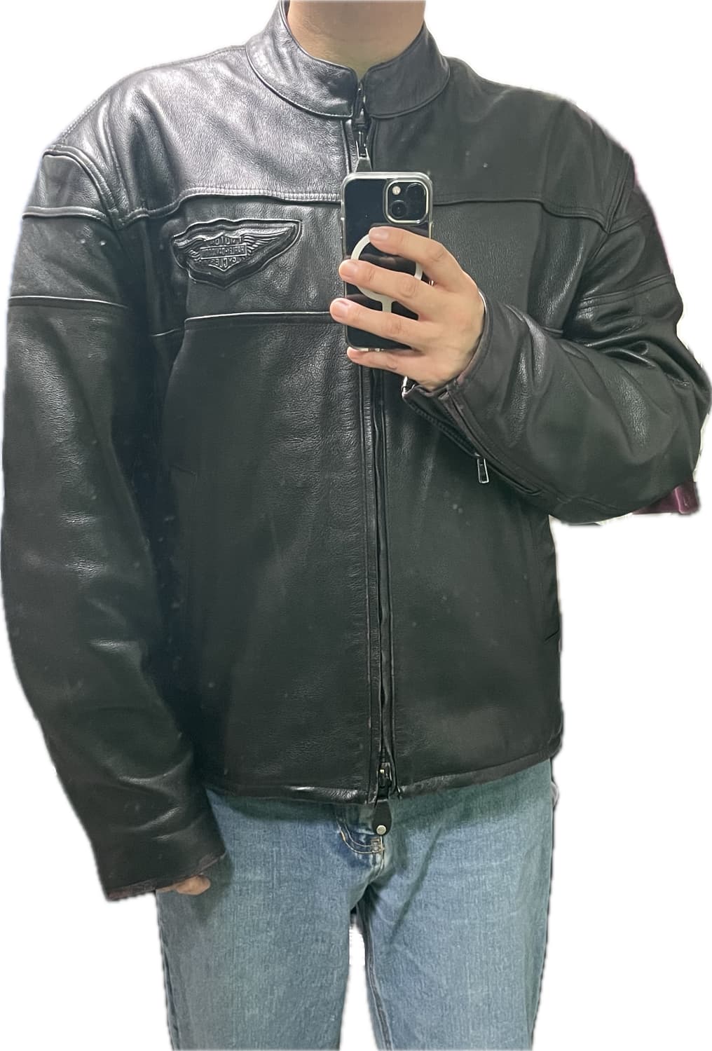 [110] 할리데이비슨 가죽 리얼레더 싱글 라이더 자켓  상품이미지5