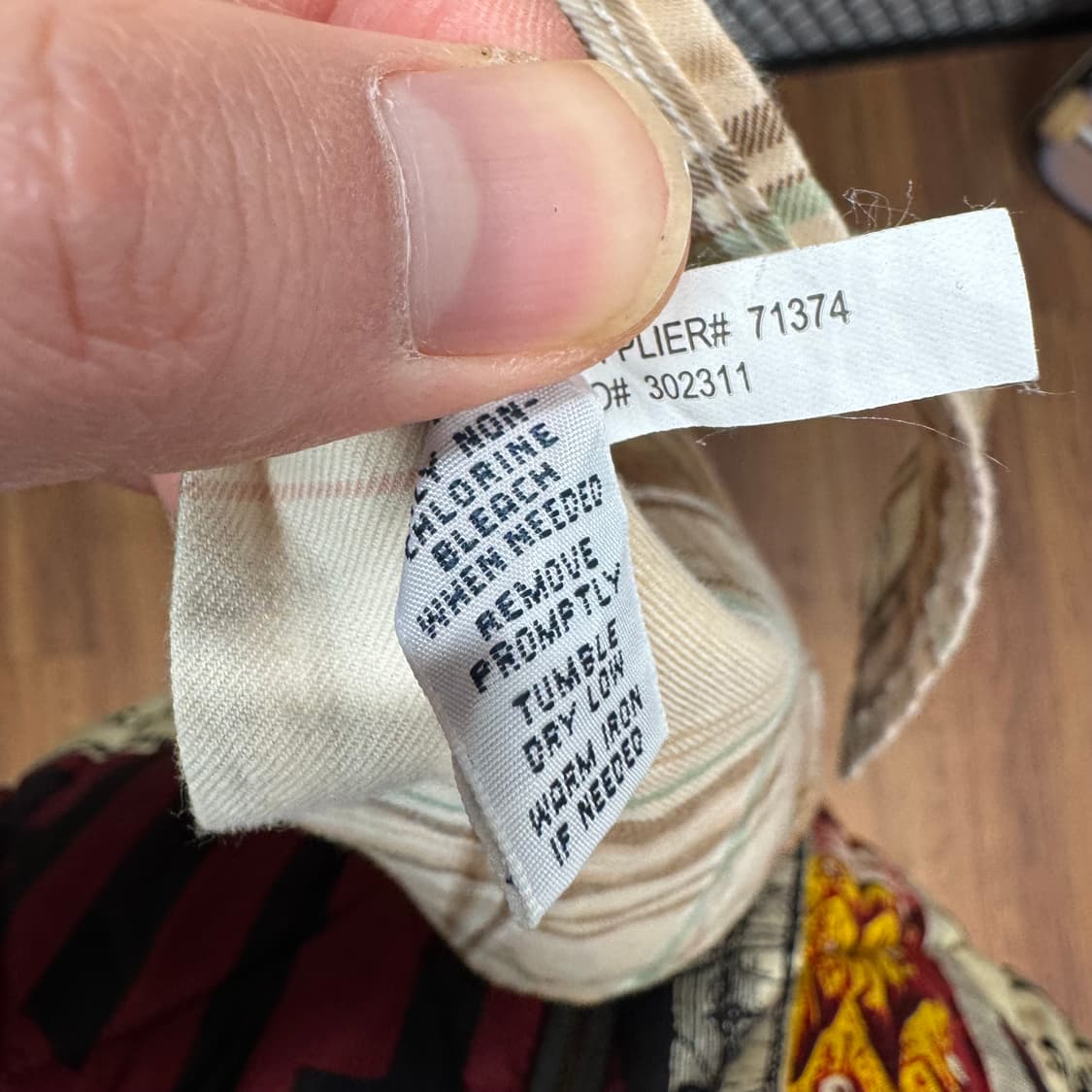 폴로 랄프로렌 긴팔 체크 셔츠 카키 포니 로고 포인트 베이지 상품이미지7